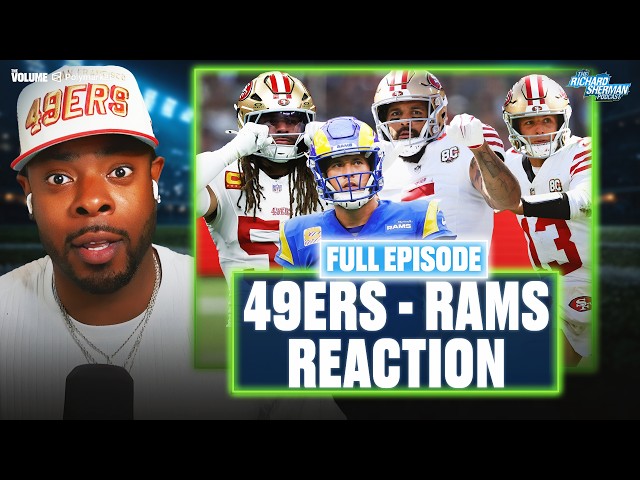 49ers-Rams REACTION: SF Defense MAN-HANDLES Los Angeles While Purdy cooks in Australia | Sherman NFL
