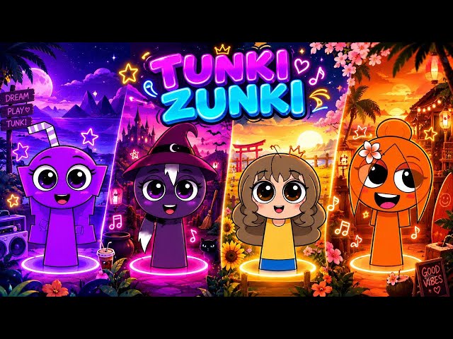 Sprunki Song - Oh my knee vs My heart vs Kitty vs Oops | Tiles Hop