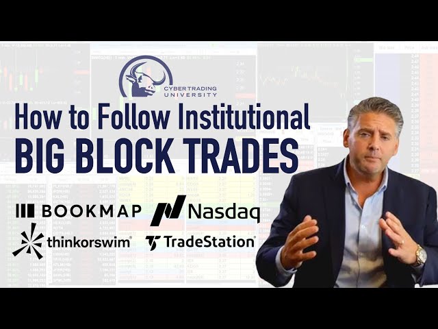 How to Follow Institutional Big Block Trades Using Bookmap, Bookviewer, thinkorswim, or Tradestation