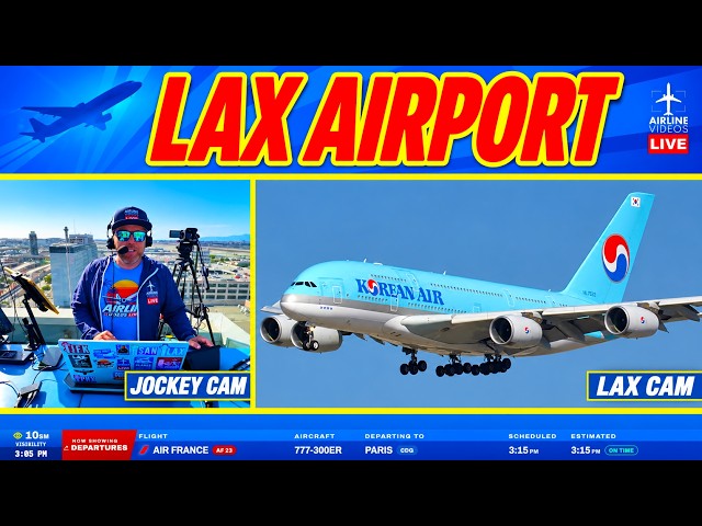 🔴LIVE LOS ANGELES (LAX) AIRPORT ACTION! (October 13th, 2026)