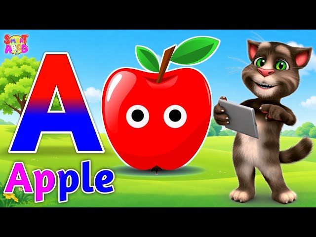 Phonics Song 2 with TWO Words in 3D - A For Airplane - ABC Alphabet Songs with Sounds for Children's