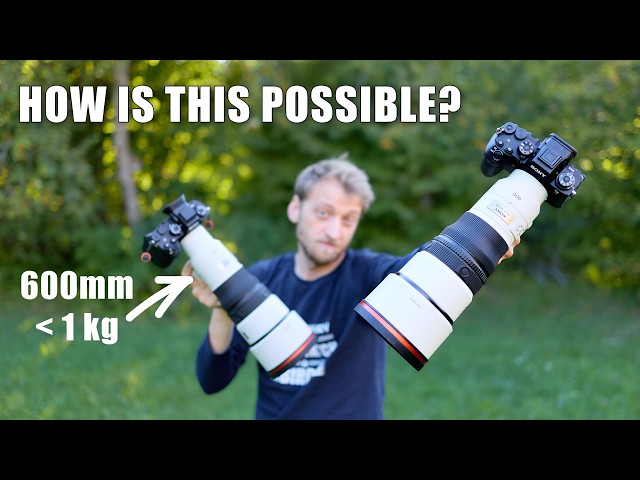 Мировой рекорд — Sony FE 400mm f/4.5 и Sony FE 600mm f/6.3 GM OSS — легкие супертелеобъективы