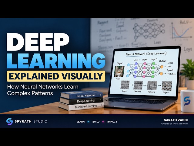 Deep Learning Explained Visually | How Neural Networks Learn Complex Patterns