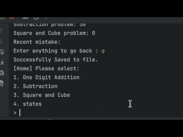 Simple program that can save states (with a few lines of code)