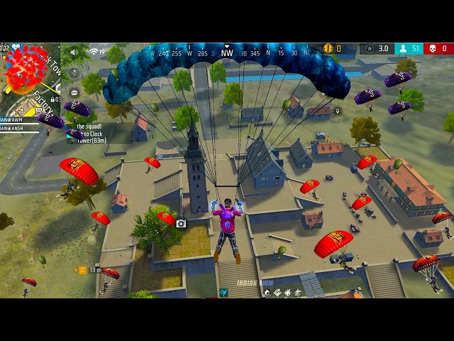27 Kill 💪 WOODPECKER+NEW GUN 99%Headshot Rate ⚡| Solo Vs Squad 🪂[ Full Gameplay ] intel i7💻Freefire