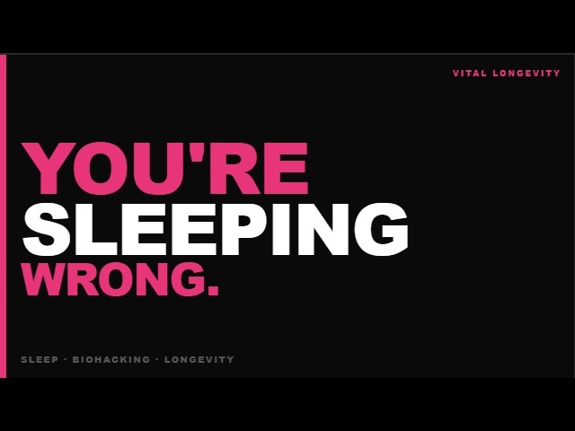 🔥Biohack Your Way to BETTER SLEEP!”