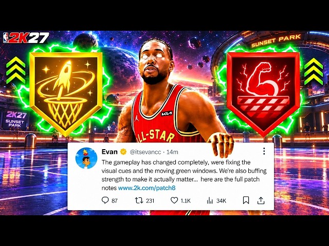 THE 7TH PATCH FOR NBA2K27... SHOOTING GREEN WINDOW BUFF UPDATE