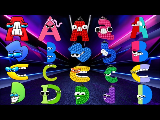 ABC Song for Toddlers 🎵 Learn A to Z | Cute Monster Letters, Uppercase & Lowercase