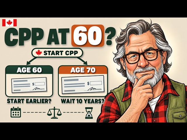 CPP at 60 or Wait to 70? Breakeven and the Tax Trade-Off