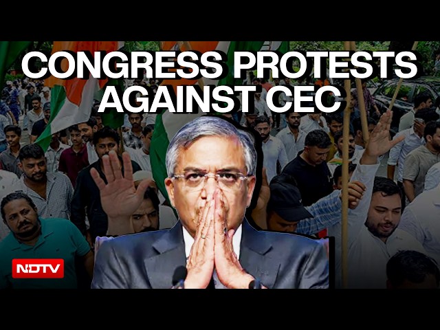 LIVE: Protest In Jantar Mantar I Congress Protests Against Gyanesh Kumar, Demands His Resignation