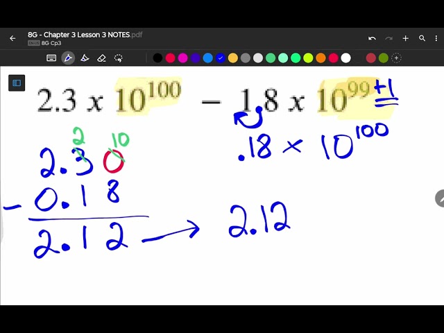 8G Chp 3 Lesson 5 VIDEO