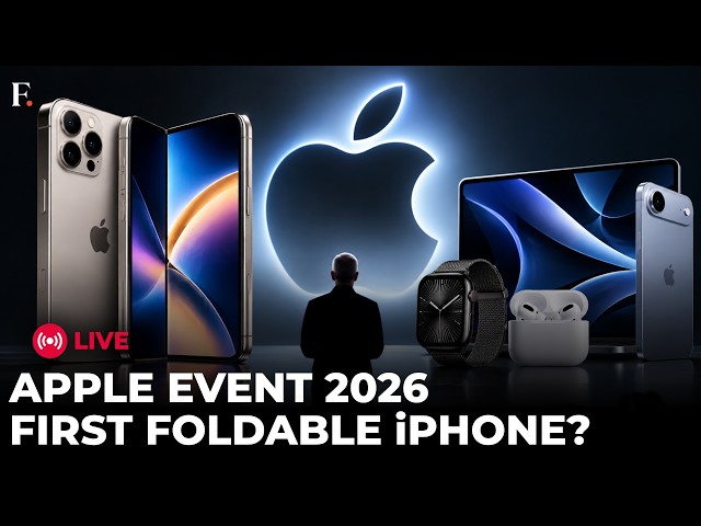 Apple Event LIVE: Apple’s Biggest Launch in Years: Foldable iPhone 18 & More | iPhone