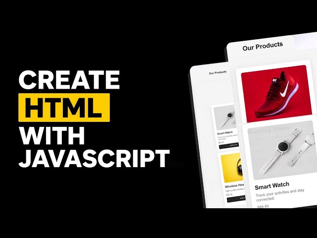 Stop Writing HTML Manually! Create Elements with JavaScript DOM
