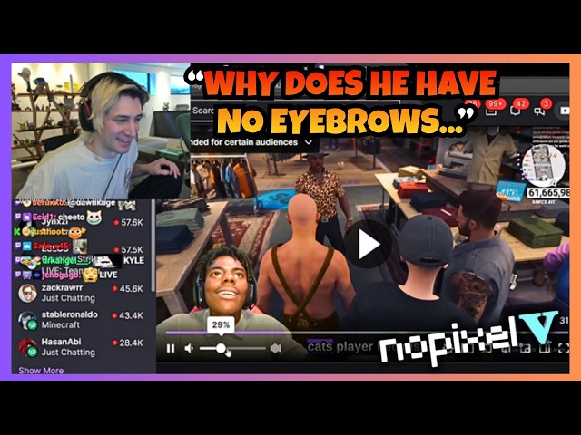 😭xQc Reacts to iShowSpeed's Day 1 RP Moments & More Clips I NoPixel V GTA RP