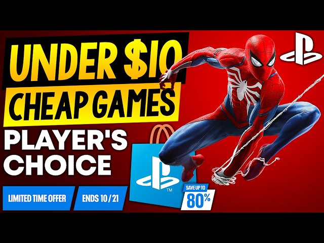 15 AWESOME PSN Game Deals UNDER $10 - PSN Player's Choice Sale CHEAP PlayStation Games to Buy!
