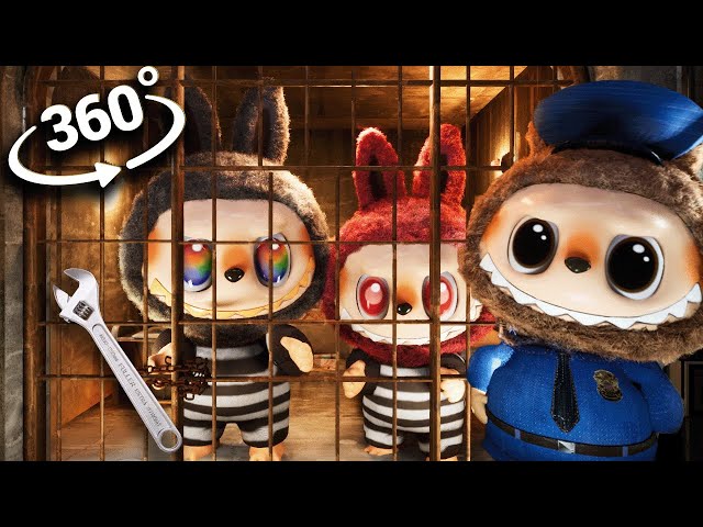 LABUBU PRISON BREAK in VR 360°! PopMart Animation Movie!!!