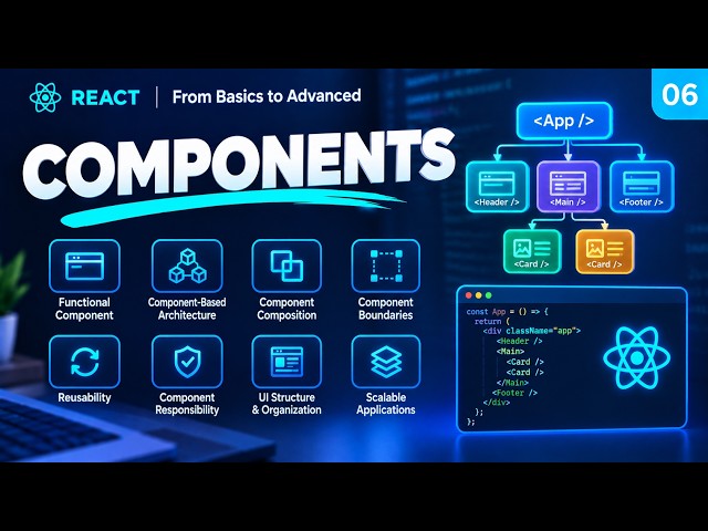 React Components ببساطة: إيه اللي يخلي الكود Component فعلاً؟
