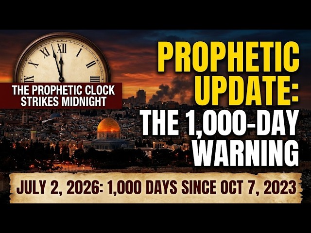 PROPHETIC UPDATE: THE 1,000-DAY WARNING