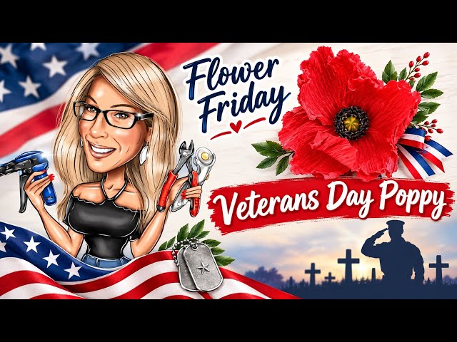 Easy Veteran DIY | Poppy Flowers 2 Ways | Flower Friday