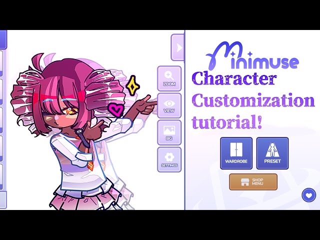 MINIMUSE CHARACTER CUSTOMIZATION TUTORIAL FOR BEGINNERS!! (Unofficial tutorial :3)