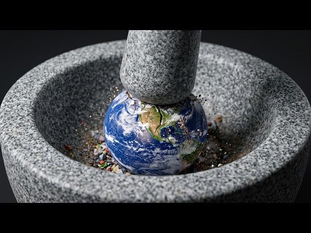 Crushing Every Planet in a Granite Mortar | Ultra Realistic Planet ASMR Compilation 🌍🪐