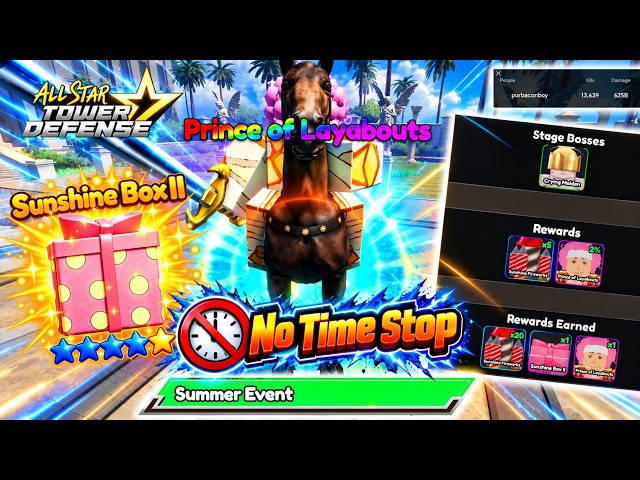Team Event NO TIME STOP Solo Gameplay | 2% Secret Unit Obtained! | ASTD Update 5