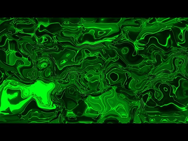 4K Abstract Green Fluid Animated Wallpaper Background Screen Loop