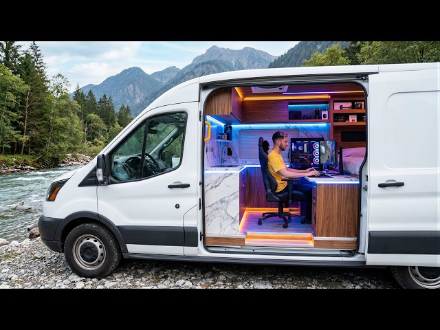I Built a Stealth Gaming Camper Van