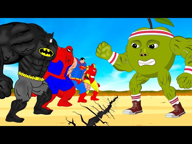 Rescue HULK & SPIDERMAN, BATMAN, SUPERMAN, IRONMAN Vs BUDI DI DUN - This is THE END BRAINROT
