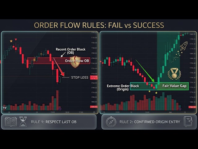 The ONLY 3 Order Block Rules You Need 3 Secret Rules | Why 90% Traders Fail In Order Block & FVG