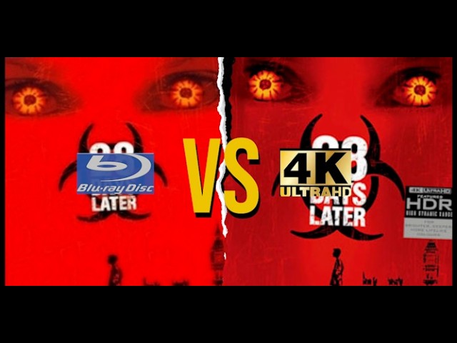 28 DAYS LATER (2002) 4K Ultra HD VS. 2007 Blu-Ray COMPARISON 
