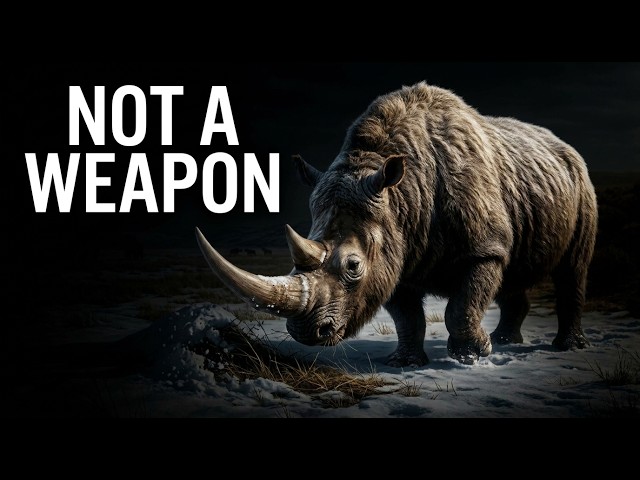 The Woolly Rhino's Horn Wasn't a Weapon. And Humans Didn't Kill It
