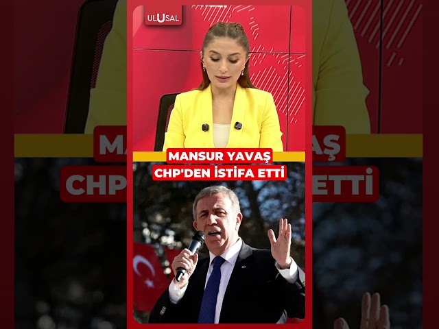 Ankara Metropolitan Mayor Mansur Yavaş has resigned from the CHP #shorts #mansuryavaş #chp