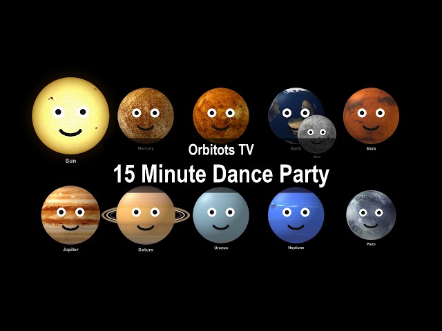 Baby Sensory Planet Dance Party | 15 Min Loop | No Lyrics Toddler Dance