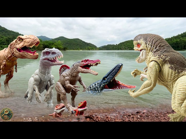 Rexy Meets the Dinosaur King 🦖 Dinosaur Toy Full Movie | Jurassic World