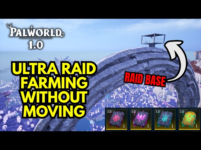 How to Easily Farm Ultra Raid Bosses While AFK - Palworld 1.0