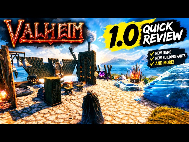 Valheim 1.0 Is Here! | New Items & Building Parts Quick Review
