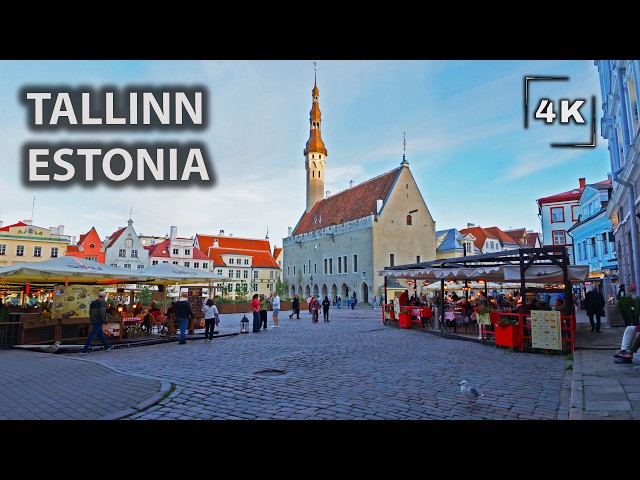 🇪🇪 Tallinn 4K: Exploring the Most Beautiful Old Town in Europe
