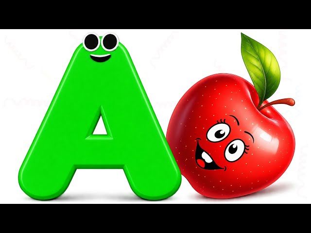 Learn ABC with Phonics | Alphabet A-Z Song for Toddlers & Preschool Kids | A is For Apple Video
