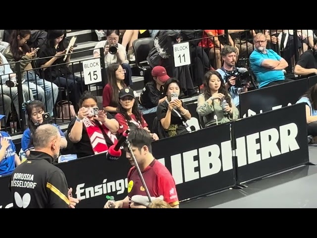 FAN ZHENDONG vs SHUNSUKE TOGAMI at GERMAN CUP what a great game -what a fight with unbelivable balls
