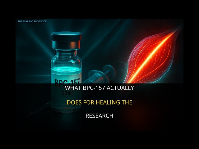 What BPC-157 Actually Does For Healing The Research