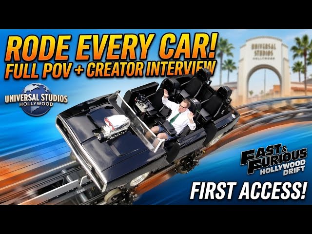 FIRST LOOK! I Rode Universal’s New Fast & Furious Coaster in EVERY Seat! FULL POV