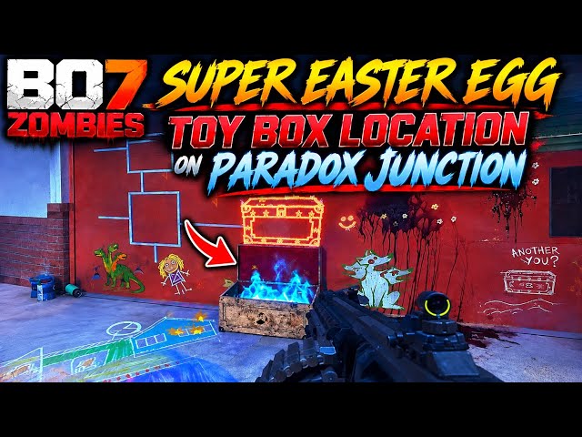 BO7 ZOMBIES SUPER EASTER EGG GUIDE TOY BOX LOCATION GUIDE HOW TO OPEN PARADOX JUNCTION #bo7zombies