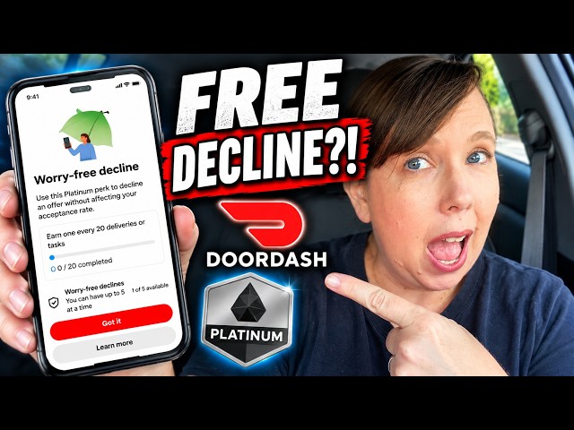 DoorDash Just Changed Declining Orders for Platinum Drivers