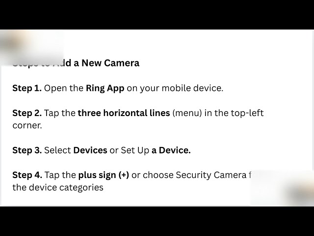 How To Add a New Ring Camera To An Existing Account – Quick Setup Guide