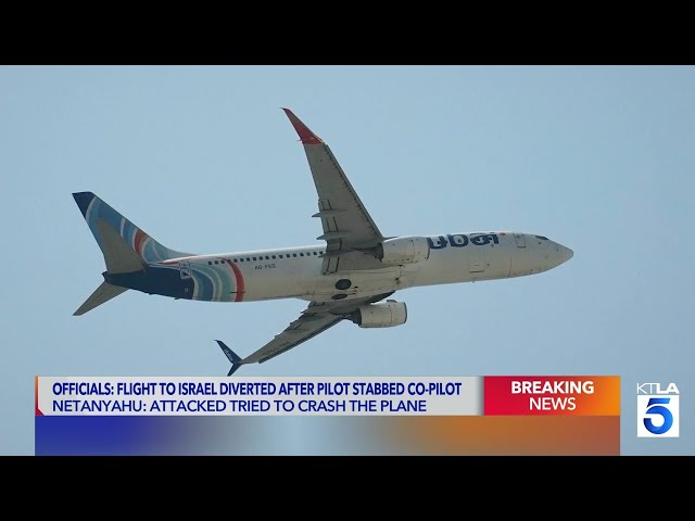 BREAKING NEWS: Pilot on Israel-bound flight stabs another, tries to crash plane