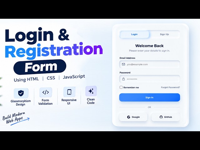 Login Form in HTML & CSS