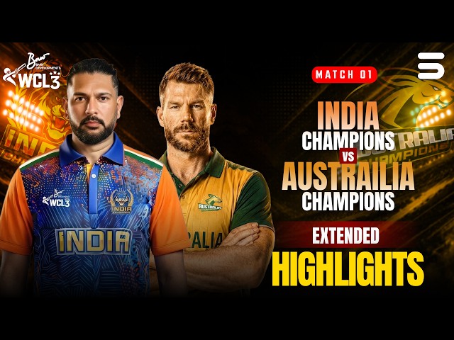 Full Match Highlights | India Champions vs Australia Champions | Match 1 | WCL 2026 | M9O1T