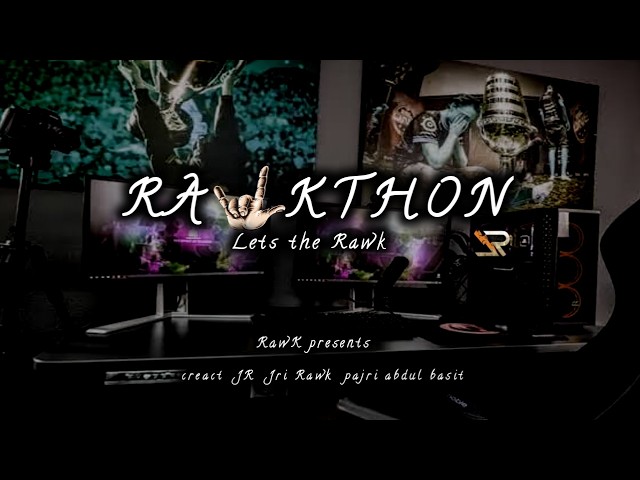 RAWKTHON - LETS THE RAWK DAY 8 pt MUSICOUSTIK
