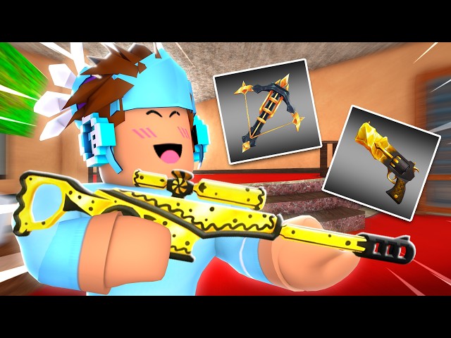 Playing MM2 With the RAREST Weapons EVER!